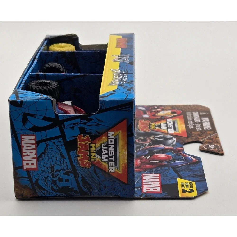 Monster Jam Mini Marvel Trucks Iron Man Venom Spider Man Series 2 Spin Master 24